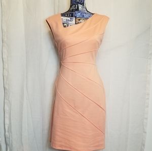 👗Coral orange 🧡knee length dress size 10